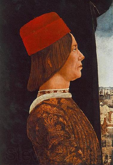 Ercole Roberti Portrait of Giovanni II Bentivoglio Norge oil painting art